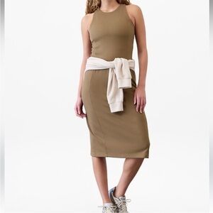Athleta Seasoft Rib Camisole Dress